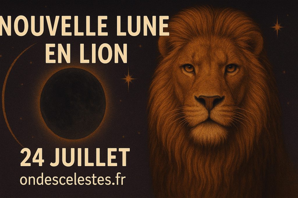 nouvelle lune en lion du 25 juillet 2025